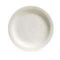 Tuxton China Nevada 8.13 in. Narrow Rim Plate - White Porcelain - 3 Dozen TNR-022
